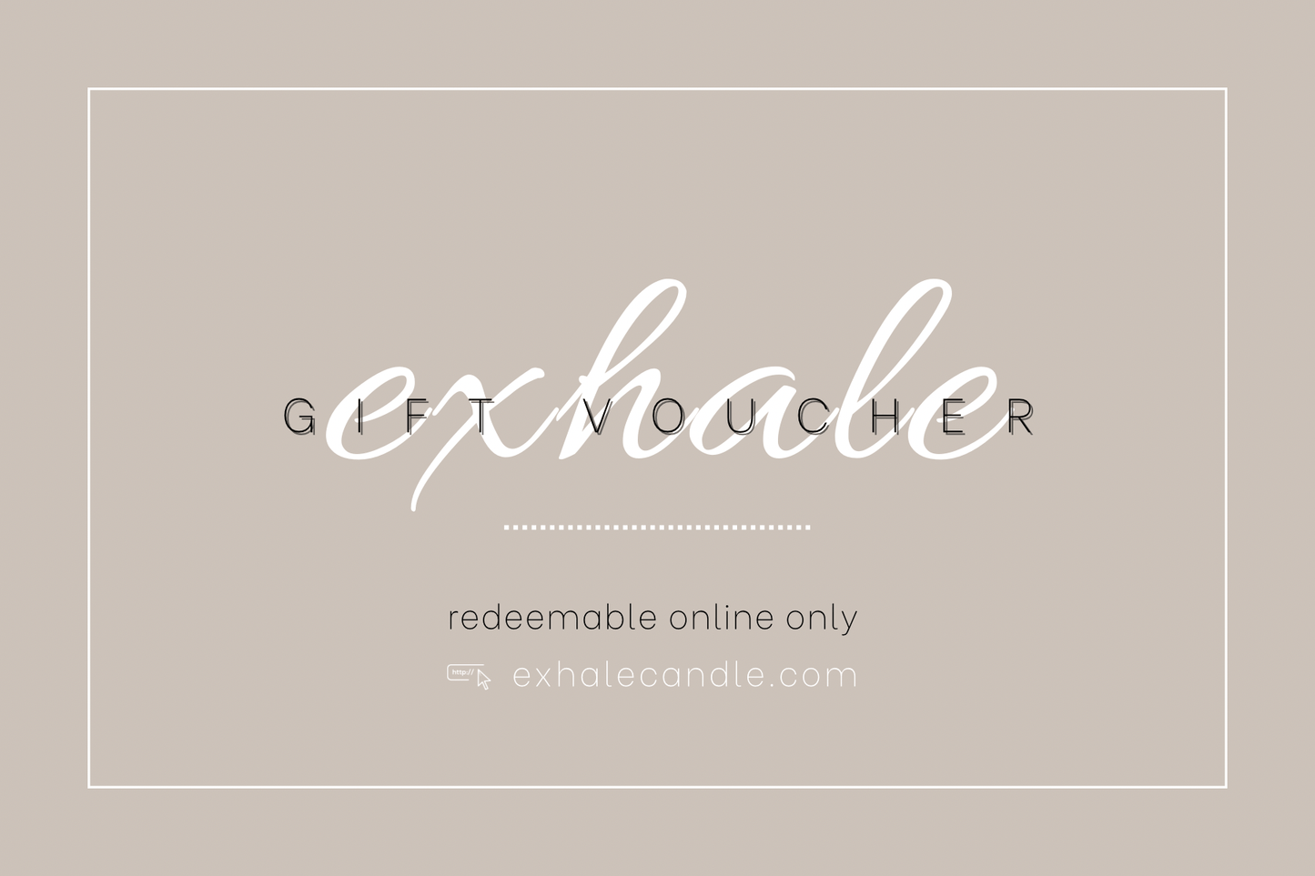 exhale gift voucher
